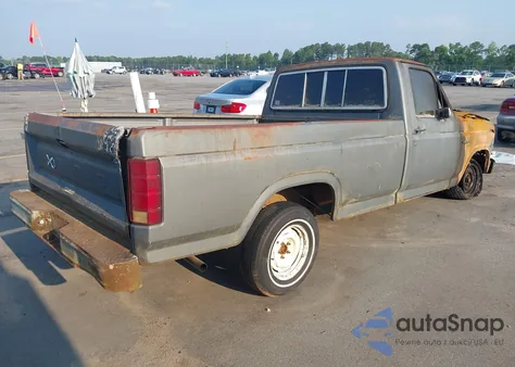 1981 Ford F100 from USA, damaged, VIN 1FTCF10E3BNB08776
